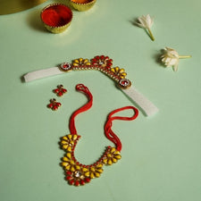 Graceful Floral Laddu Gopal Jewellery