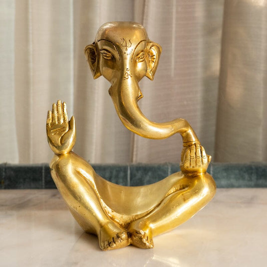 Elegant Brass Ganesha For Home Decor