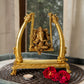 Brass Lambodar Ganesha With Antique Jhula