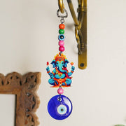 Ganesha Charm Evil Eye Decor Hanging
