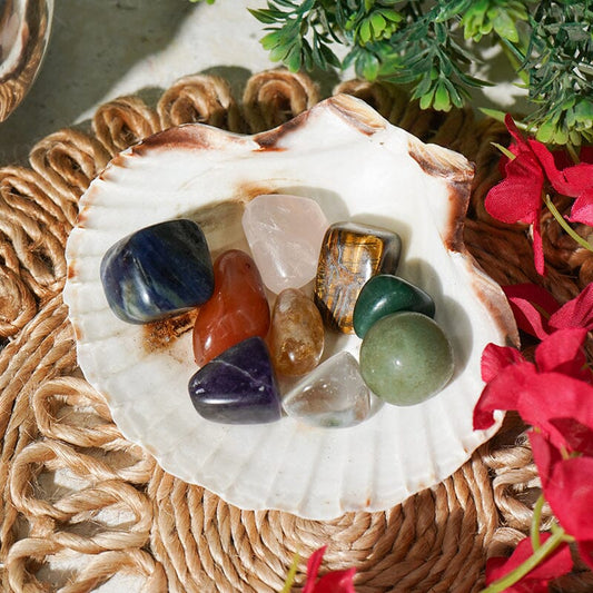 9 Powerful Healing Crystals Tumble Stone Set