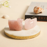 Rose Quartz Mandarin Duck