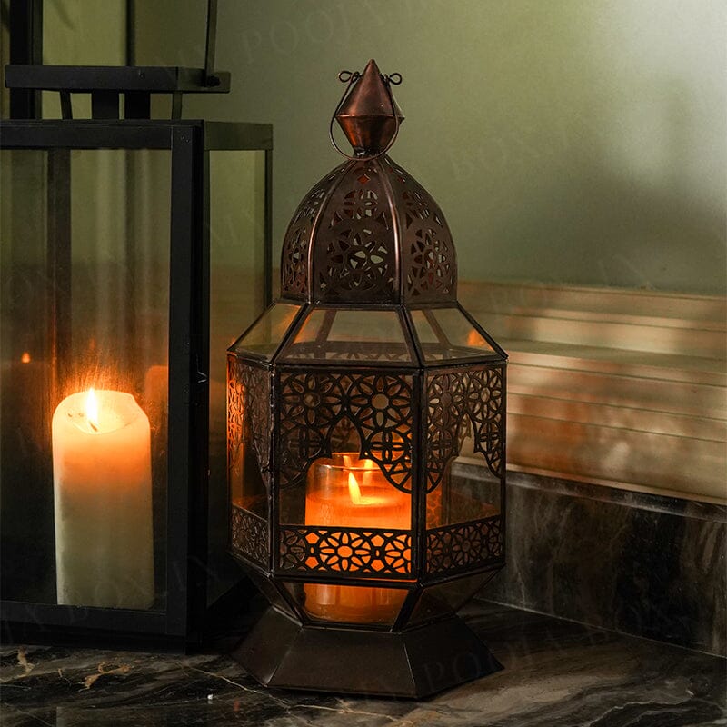 Buy Dark Sky Antique Morroccan Lantern Online in India - Mypoojabox.in