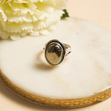 Pyrite Healing Crystal Ring