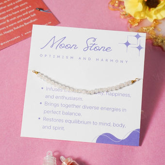 Moon Stone Healing Crystal Rakhi