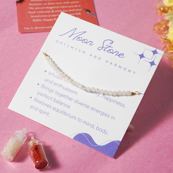 Moon Stone Healing Crystal Rakhi