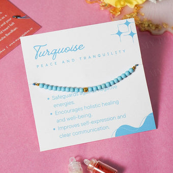 Turquoise Healing Crystal Rakhi