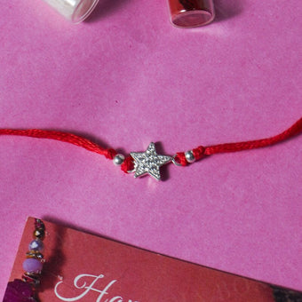 925 Silver Star Rakhi