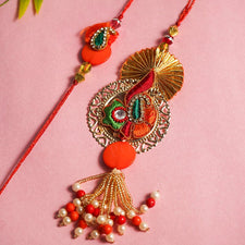 Ornate Handmade Bhaiya Bhabhi Rakhi