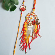 Beaded Bhaiya Bhabhi Rakhi Set