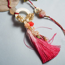 Delightful Tassel Bhaiya Bhabhi Rakhi Set