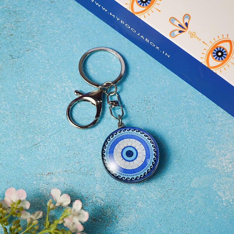 Nazar Shield Evil Eye Keyring