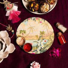 6 Paradise Roli Akshat Pooja Thali