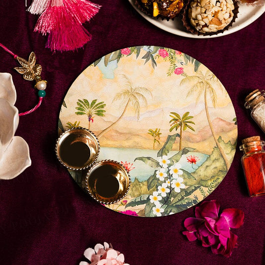 6 Paradise Roli Akshat Pooja Thali