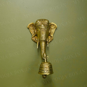 Eternal Ganesha Hanging With Bell