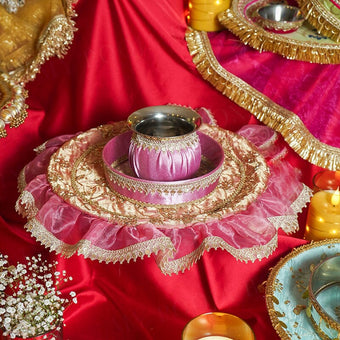 Nazakat Karwa Chauth Thali Set