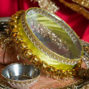 Man Mohini Karwa Chauth Thali Set with Cover