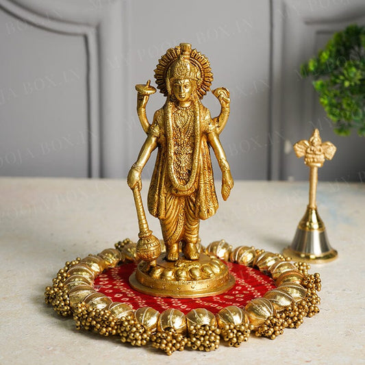 Vishnu Ji Brass Idol