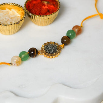 Money Magnet Healing Crystal Rakhi