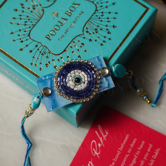 Handmade Evil Eye Bhaiya Rakhi