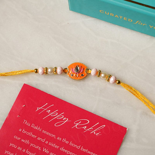 Charming Lotus Bhaiya Rakhi