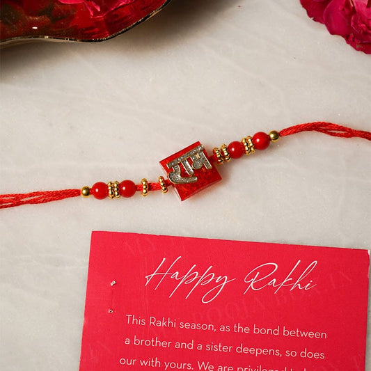 Ram Designer Beaded Rakhi