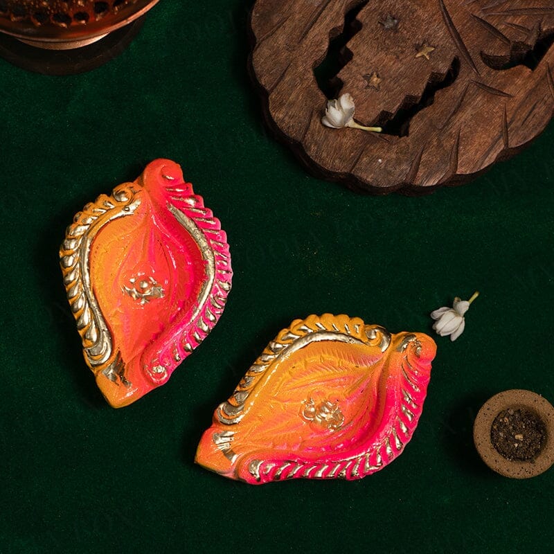 Free Gift - Gleam Eco Friendly Diya (Set of 2)
