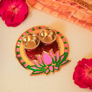 Phool Kamal Roli Akshat Mini Thali