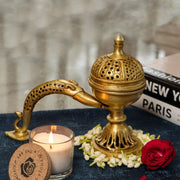 Handcrafted Brass Aurora Dhuni/Fumer