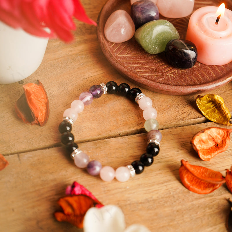 Buy Sagittarius Zodiac Crystal Bracelet Online in India