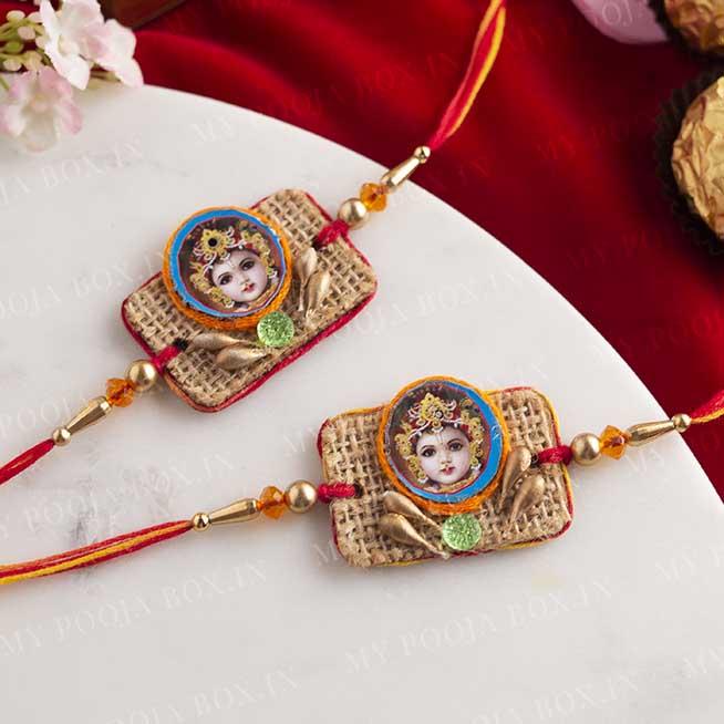 Laddu Gopal Rakhi (Set of 2)