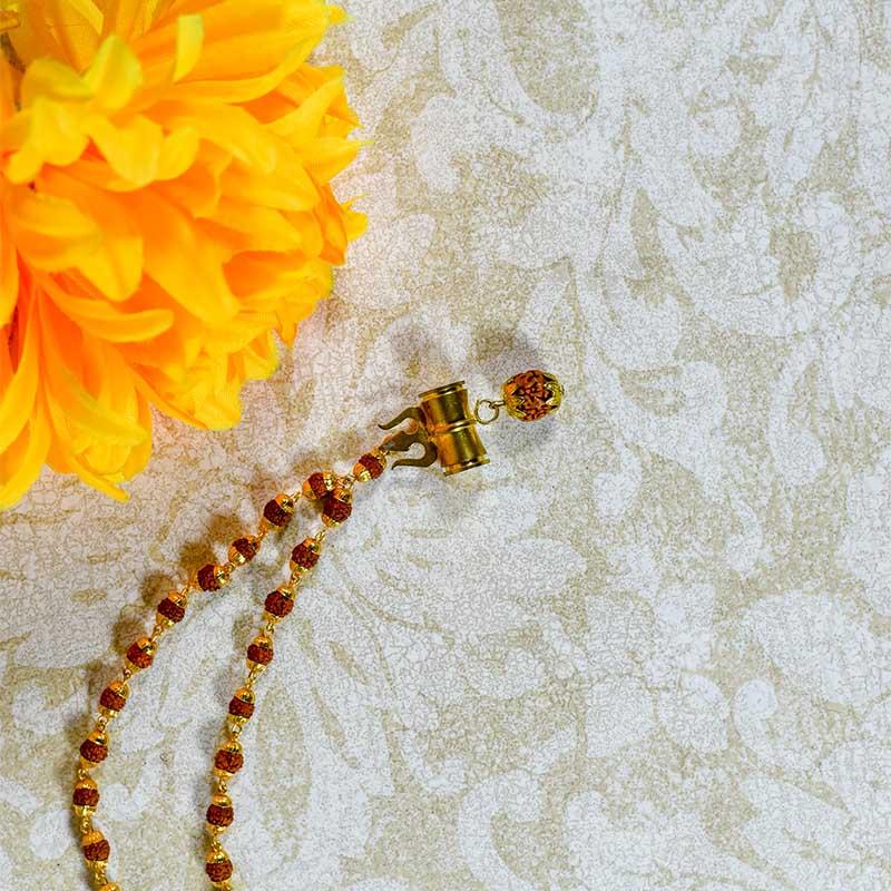Dharma five faces Rudraksha Mala