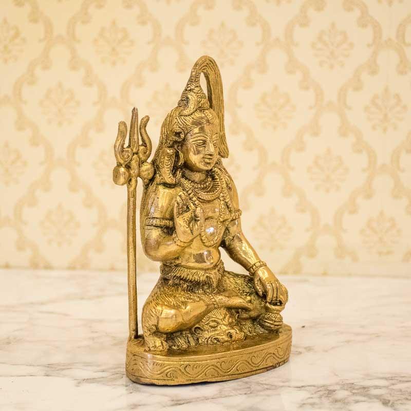 Stunning Lord Shiva Brass Idol
