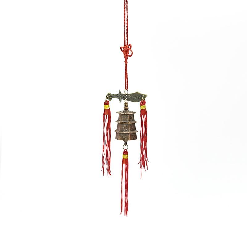 Feng Shui Traditional Bell Shaolin Sword Wind Chime for Good Luck