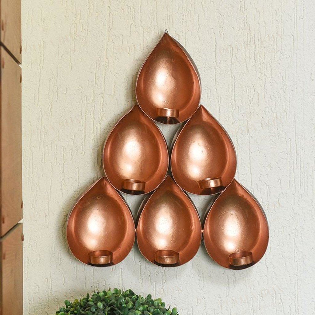 Elegant Wall Hanging T-Light Holder Candle