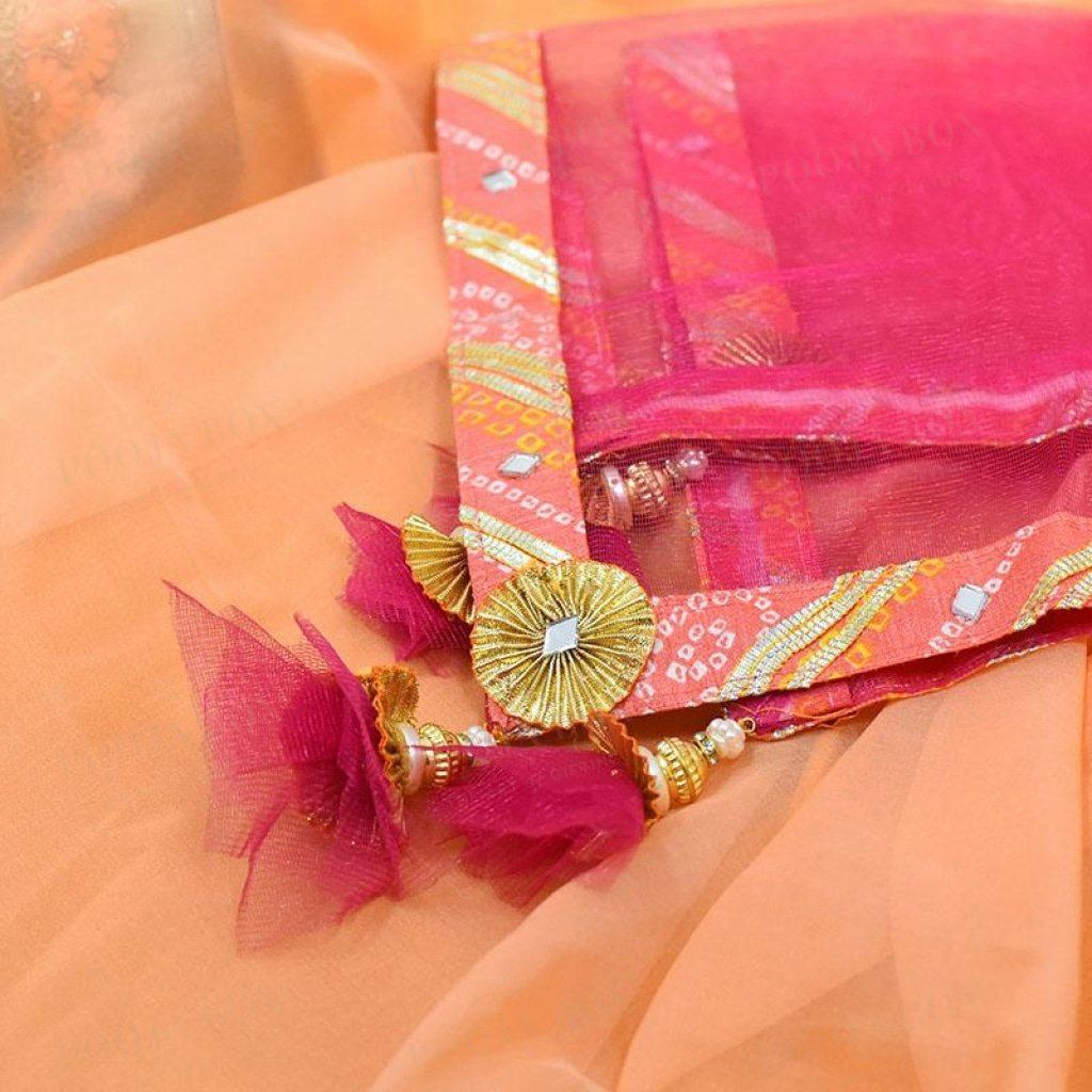 Pastel Rani Jaipuri Thali Cover Pink
