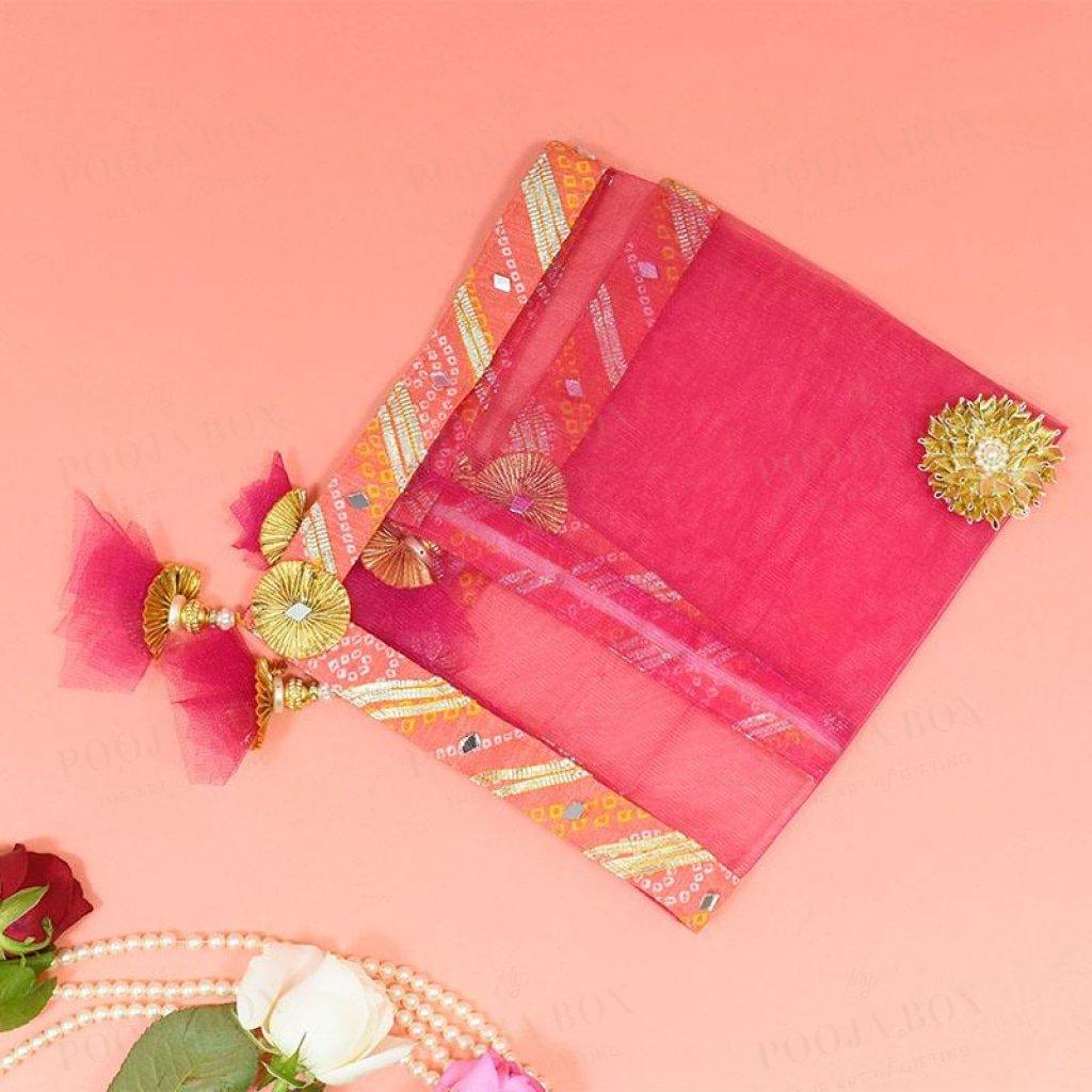 Pastel Rani Jaipuri Thali Cover Pink