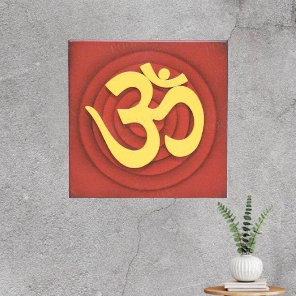 Buy Religious Om Wall Hanging Painting Online in India Mypoojabox.in