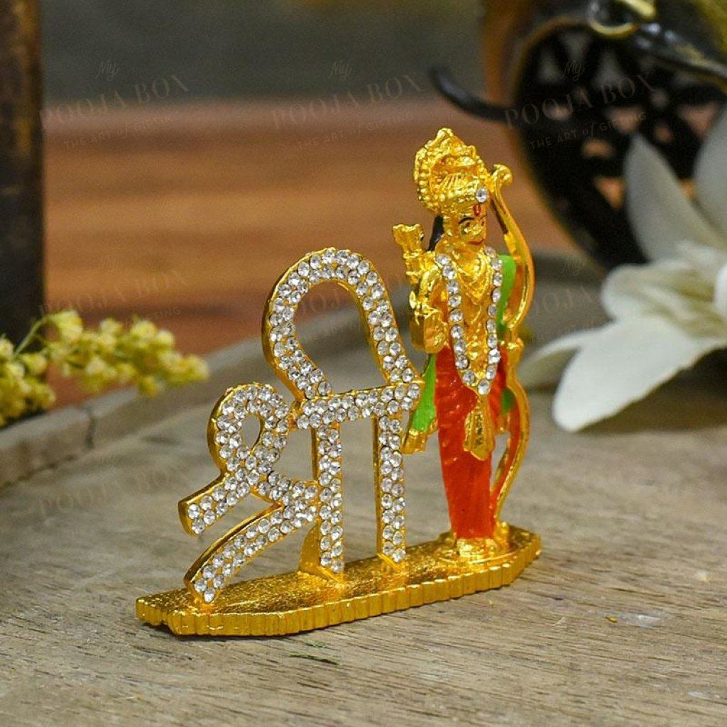 Stunning Shri Ram Dashboard Idol/murti Idol