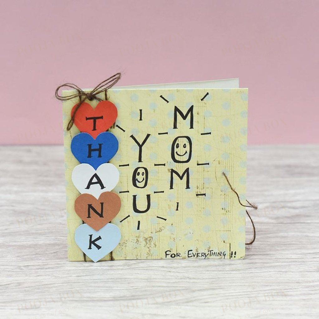 Thank You Mom Mothers Day Greeting Card Card