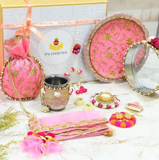 10 Unique Karwa Chauth Thali Sets You Don't Miss It