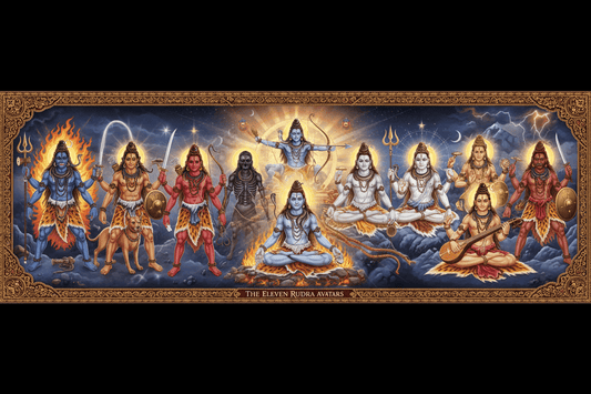 The 11 Rudra Avatars of Shiva: Understanding the Many Forms of Mahadev