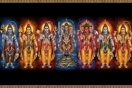 Understanding the 11 Rudra Avatars of Shiva: The Many Faces of Mahadev