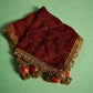 Handcrafted Red Velvet Aasan