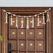 Pink Blushing Petal Door Hanging Toran/ Bandhanwar