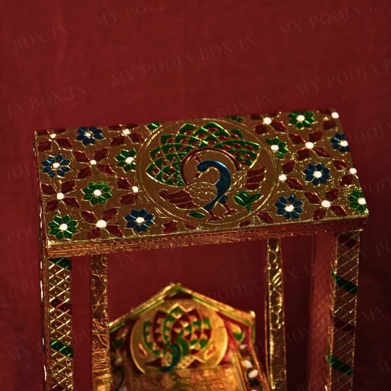 Elegant Meenakari Laddu Gopal Jhula