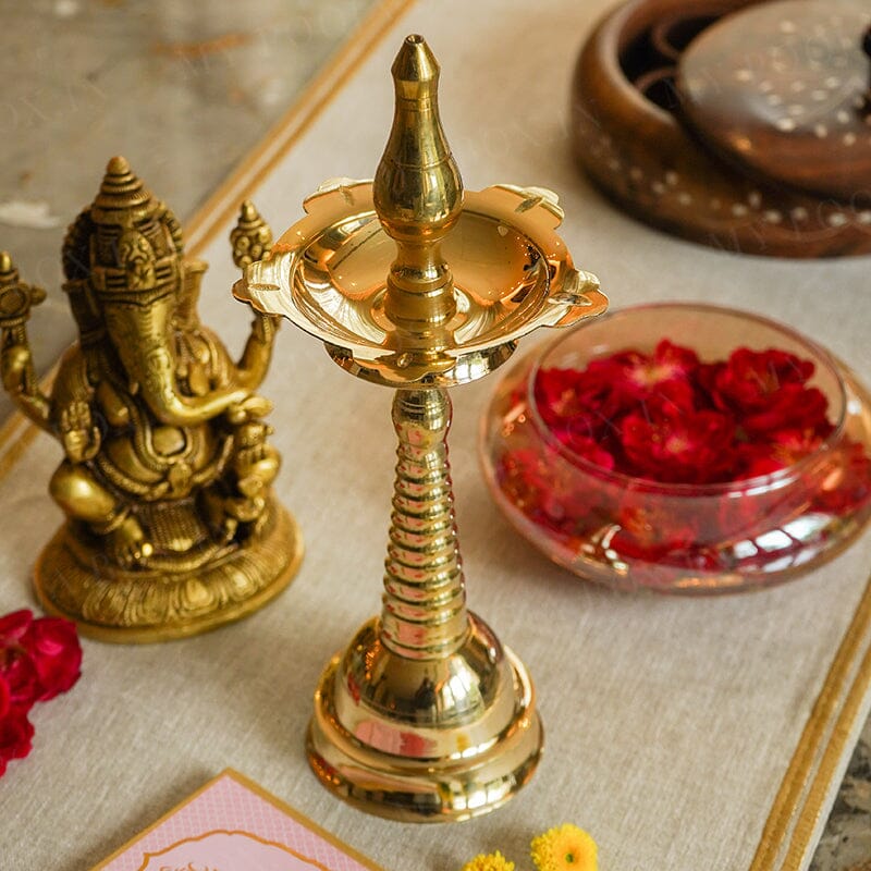 Traditional Deepak Oil Lamp (Brass)