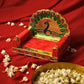 Traditional Minakari Bal Gopal Singhasan