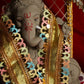 Gold & Muticolor Patka/Dupatta - 55cm