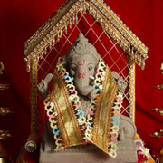 Gold & Muticolor Patka/Dupatta - 55cm